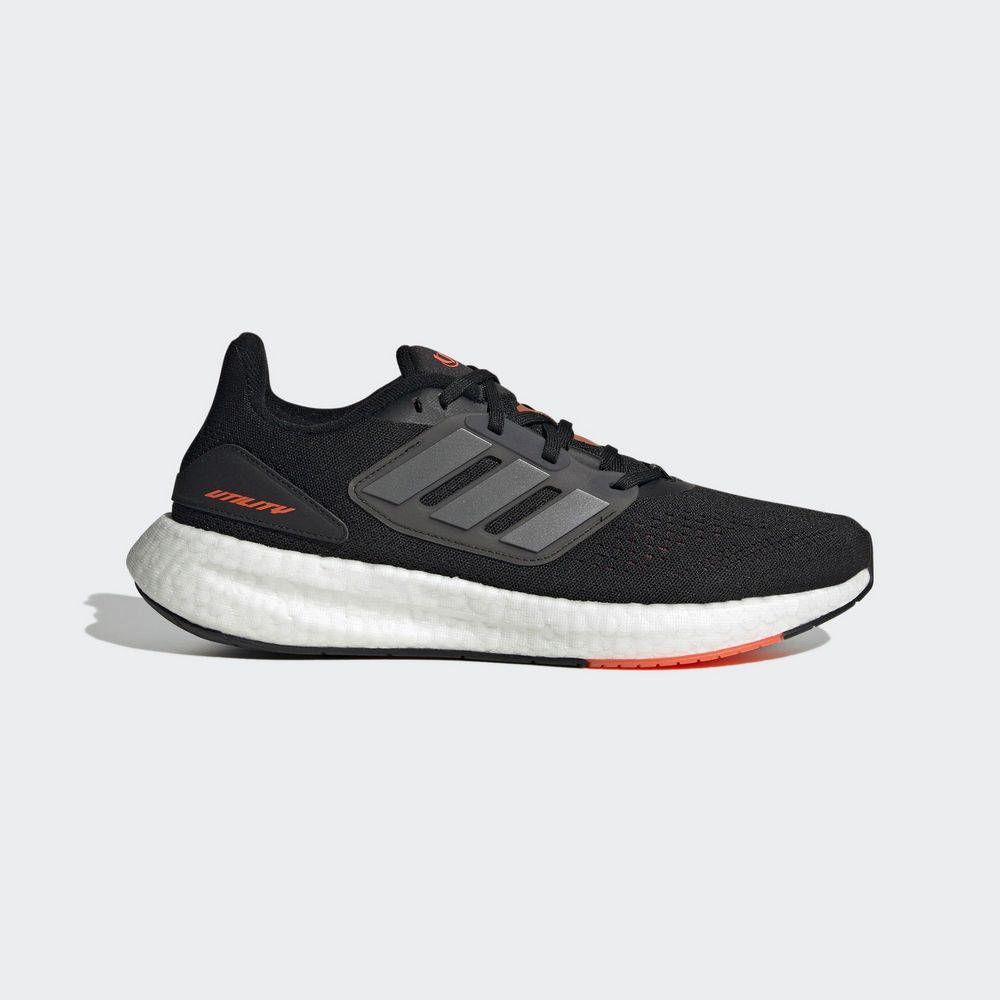 ADIDAS 愛迪達 PUREBOOST 22 跑步鞋 男鞋 黑色-HQ7211