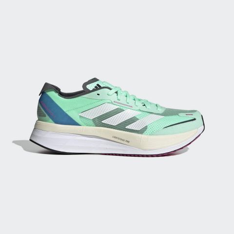 【ADIDAS】ADIZERO BOSTON 11 M 跑步鞋 男鞋 綠色-GV9064