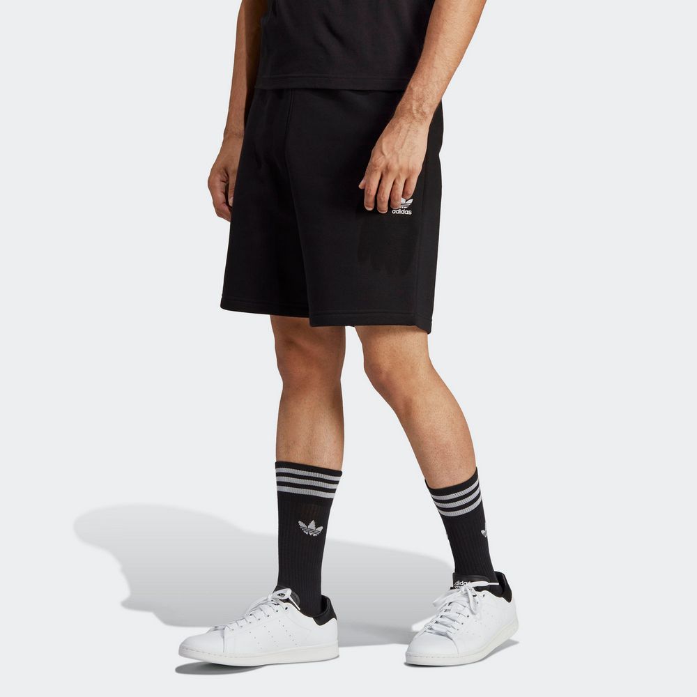 ADIDAS 愛迪達 ESSENTIAL SHORT 短褲 男 黑色-IA4901