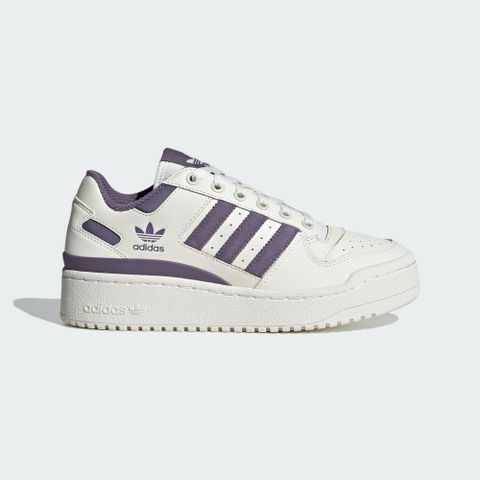 adidas Originals 【ADIDAS】FORUM BOLD STRIPES 厚底 女 休閒鞋 白紫-IE4762