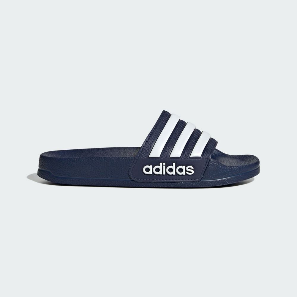 adidas Originals 【ADIDAS】ADILETTE 童鞋 中大童鞋 女鞋 拖鞋 藍-IF5978