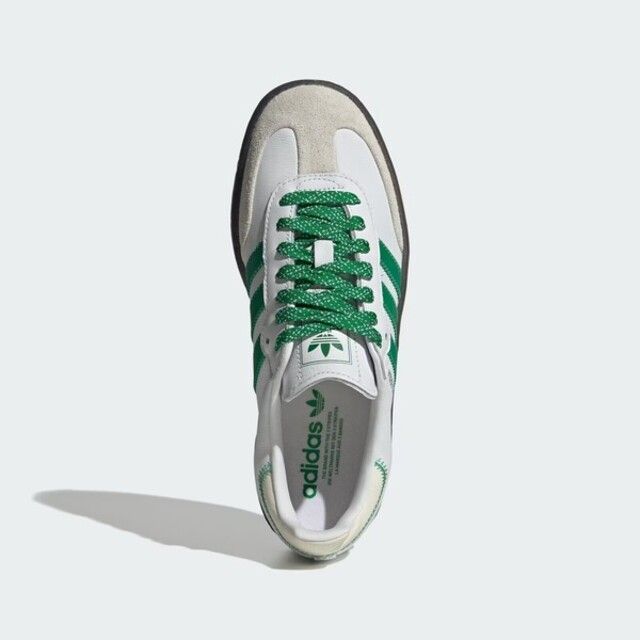 adidas Originals Adidas Sambae W [IE9105] 女 休閒鞋 運動 經典 三葉草 厚底 增高 膠底 白綠