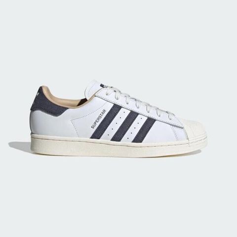 adidas Originals Adidas Superstar ID4685 男女 休閒鞋 運動 經典 復古 貝殼頭 丹寧 皮革 奶油底 百搭 白