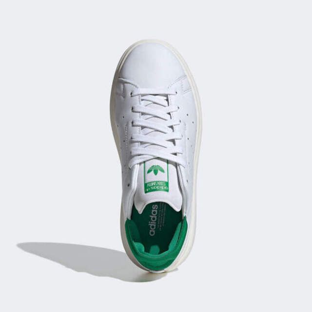 adidas Originals Adidas Stan Smith PF W ID2786 女 休閒鞋 運動 經典 復古 厚底 穿搭 奶油底 白綠