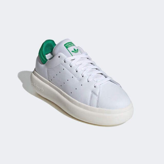 adidas Originals Adidas Stan Smith PF W ID2786 女 休閒鞋 運動 經典 復古 厚底 穿搭 奶油底 白綠