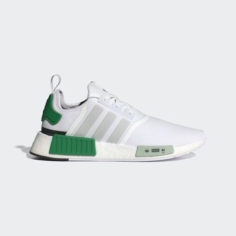 adidas Originals Adidas NMD_R1 IF3496 男 休閒鞋 運動 經典 三葉草 襪套式 針織 避震 穿搭 白 綠