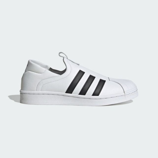 adidas 愛迪達  Superstar Slip On W IE0399 女 休閒鞋 懶人鞋 皮革 貝殼頭 無鞋帶 白 黑