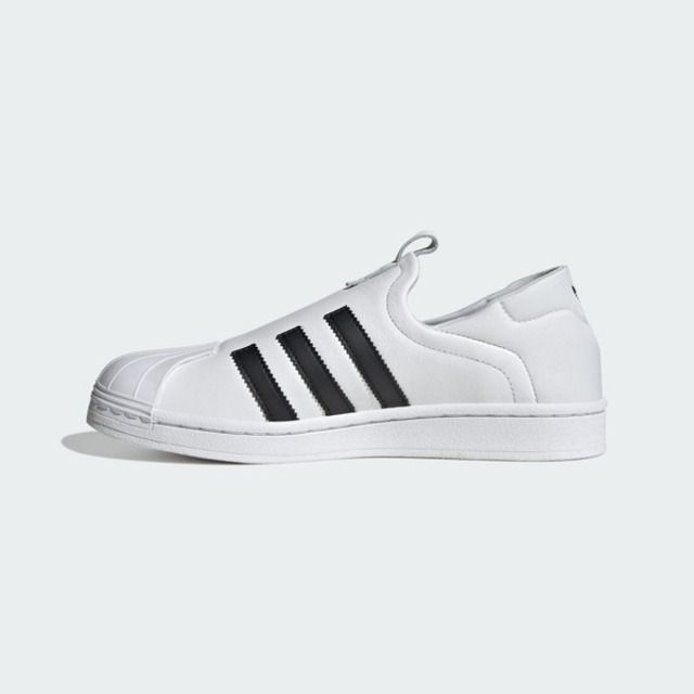 adidas 愛迪達  Superstar Slip On W IE0399 女 休閒鞋 懶人鞋 皮革 貝殼頭 無鞋帶 白 黑