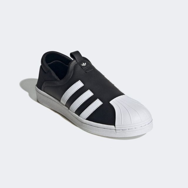 adidas Originals Adidas Superstar Slip On W IG5717 女 休閒鞋 懶人鞋 皮革 貝殼頭 無鞋帶 黑 白