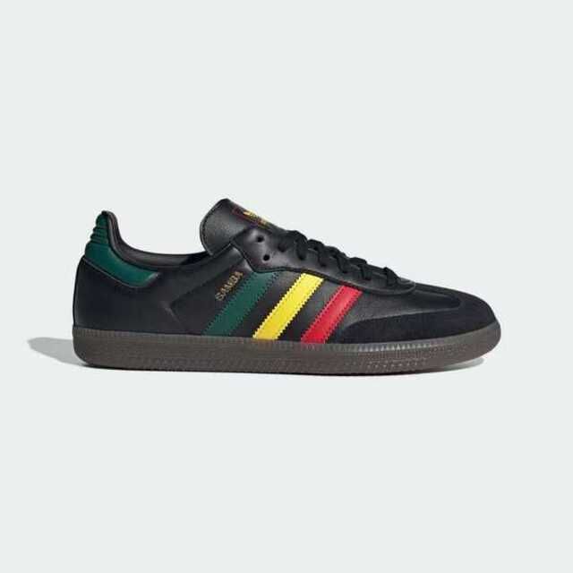 adidas Originals Adidas Samba OG IH3119 男女 休閒鞋 復古 德訓鞋 Rasta 皮革 麂皮 穿搭 黑黃綠