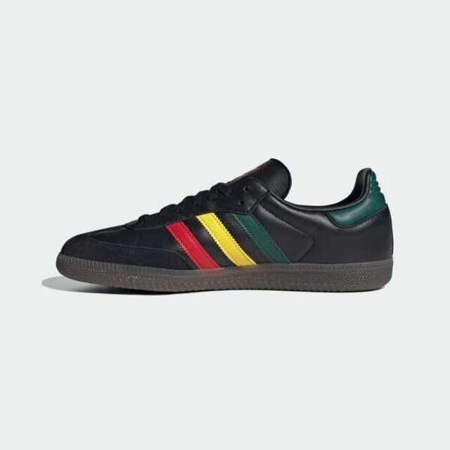 adidas Originals Adidas Samba OG IH3119 男女 休閒鞋 復古 德訓鞋 Rasta 皮革 麂皮 穿搭 黑黃綠