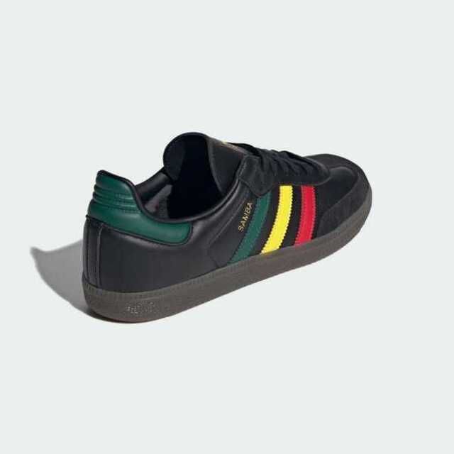 adidas Originals Adidas Samba OG IH3119 男女 休閒鞋 復古 德訓鞋 Rasta 皮革 麂皮 穿搭 黑黃綠