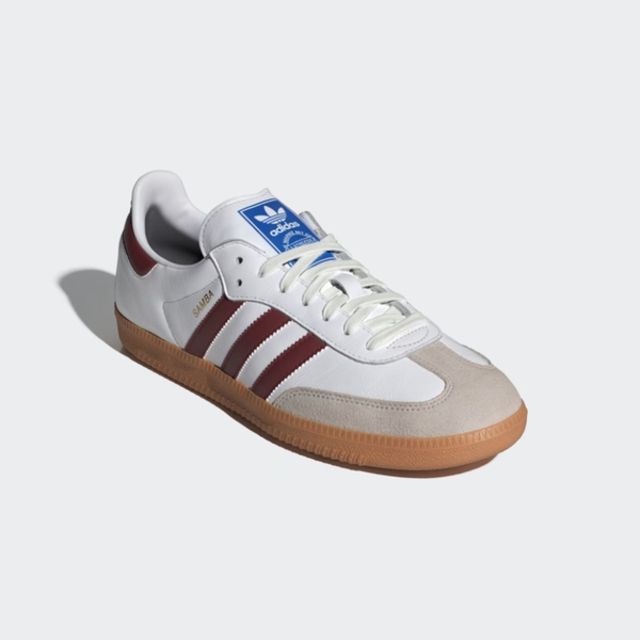 adidas Originals Adidas Samba OG IF3813 男女 休閒鞋 經典 復古 德訓鞋 皮革 膠底 流行 穿搭 白 酒紅