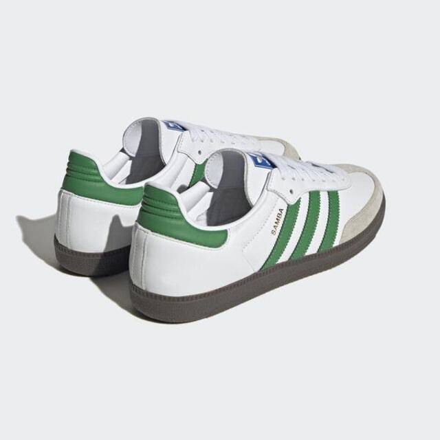 adidas Originals Adidas Samba OG IG1024 男女 休閒鞋 運動 經典 復古 德訓鞋 皮革 膠底 流行 穿搭 白綠