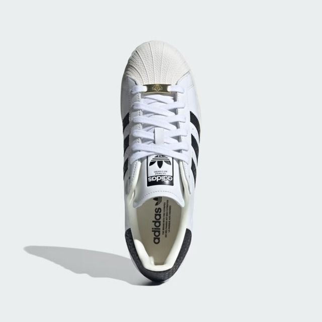 adidas Originals Adidas Superstar IF3637 男女 休閒鞋 經典 Originals 皮革 貝殼頭 三葉草 白黑金