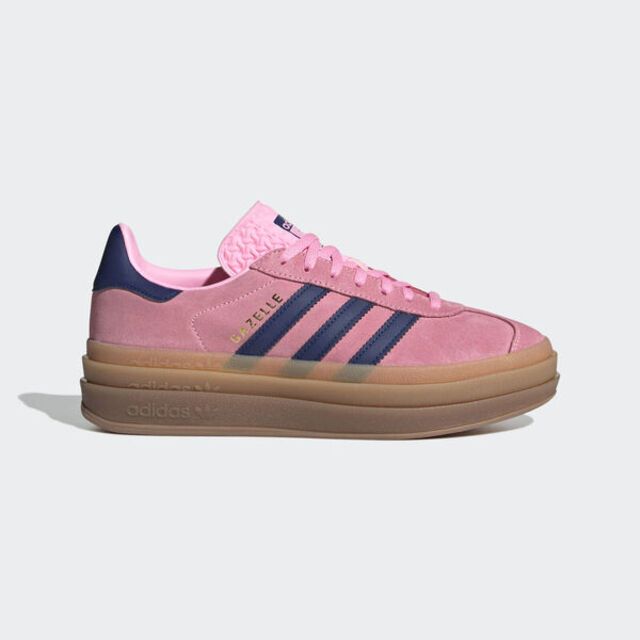 adidas Originals Adidas Gazelle Bold W H06122 女 休閒鞋 運動 經典 三葉草 厚底 麂皮 焦糖底 粉藍