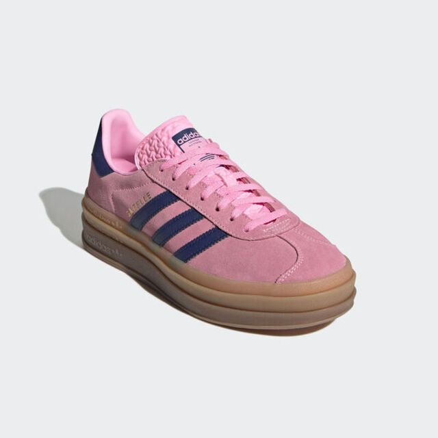 adidas Originals Adidas Gazelle Bold W H06122 女 休閒鞋 運動 經典 三葉草 厚底 麂皮 焦糖底 粉藍