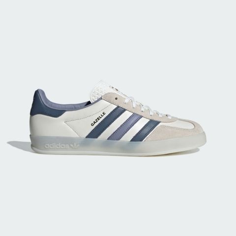 adidas Originals Adidas Gazelle Indoor IG1643 男 休閒鞋 運動 經典 復古 三葉草 皮革 低筒 白 灰藍