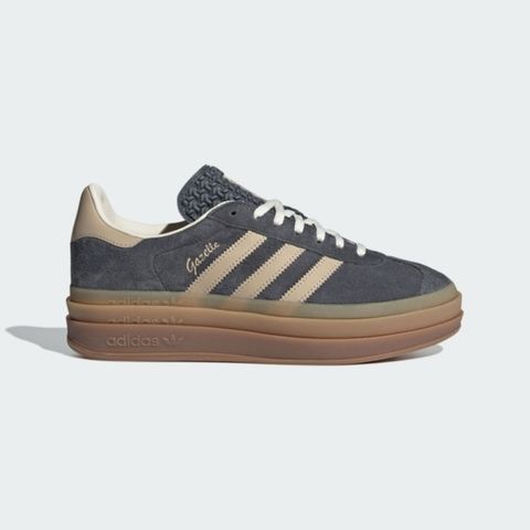 adidas Originals Adidas Gazelle Bold W IE0428 女 休閒鞋 經典 復古 三葉草 厚底 增高 霧灰 米