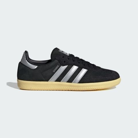 adidas Originals Adidas Samba OG W IE8128 女 休閒鞋 運動 經典 復古 德訓鞋 麂皮 流行 穿搭 黑銀黃