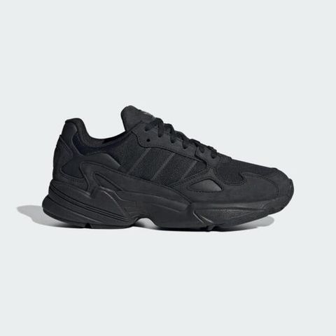 adidas Originals Adidas Falcon W IG8300 女 休閒鞋 運動 經典 復古 老爹鞋 三葉草 麂皮 日常 穿搭 黑