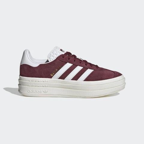 adidas Originals Adidas Gazelle Bold W HQ6892 女 休閒鞋 運動 經典 三葉草 厚底 麂皮 穿搭 深紅