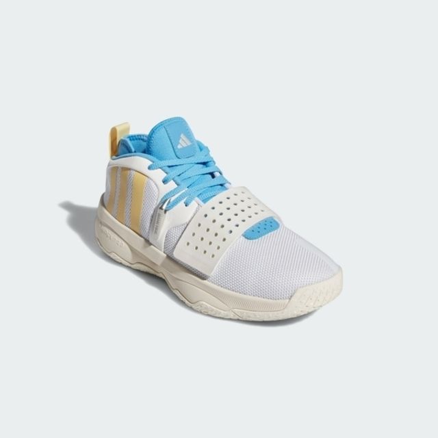 ADIDAS 愛迪達  Dame 8 Extply IF1514 男 籃球鞋 運動 訓練 球鞋 里拉德 緩震 奶油白 淺藍