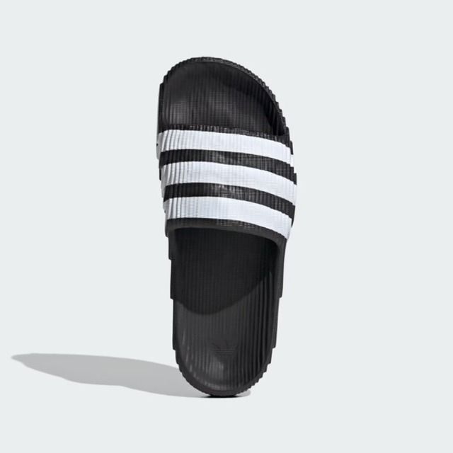 adidas Originals Adidas Adilette 22 IF3670 男女 涼拖鞋 運動 休閒 日常 居家 逛街 舒適 環保 黑白