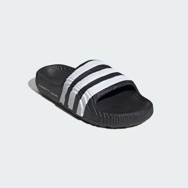 adidas Originals Adidas Adilette 22 IF3670 男女 涼拖鞋 運動 休閒 日常 居家 逛街 舒適 環保 黑白