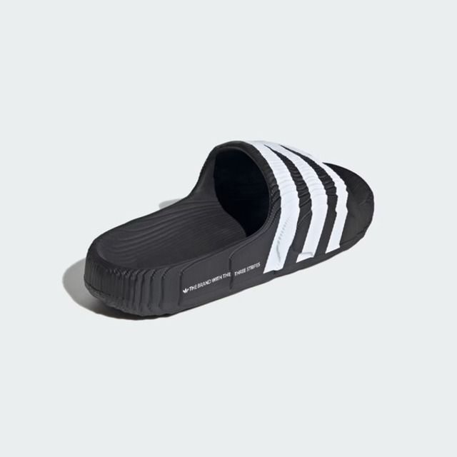 adidas Originals Adidas Adilette 22 IF3670 男女 涼拖鞋 運動 休閒 日常 居家 逛街 舒適 環保 黑白