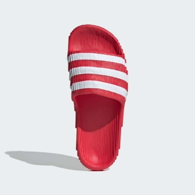 adidas Originals Adidas Adilette 22 IG9259 男女 涼拖鞋 運動 休閒 日常 居家 逛街 舒適 環保 紅白