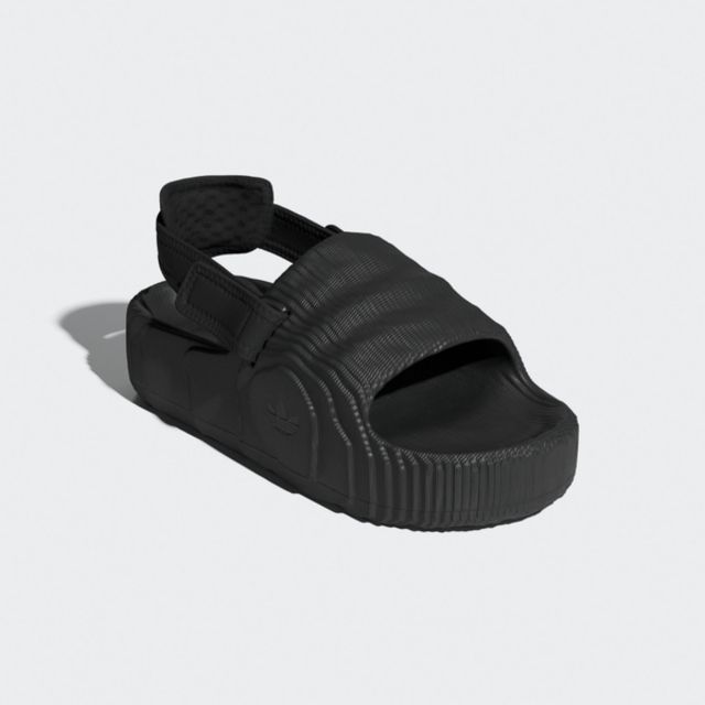 adidas Originals Adidas Adilette 22 XLG W IE5649 女 涼拖鞋 運動 休閒 可拆卸束帶 魔鬼氈 夏季 黑