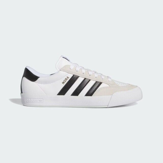 adidas Originals Adidas Nora IF2067 男 休閒鞋 滑板鞋 運動 復古 三葉草 舒適 白 黑