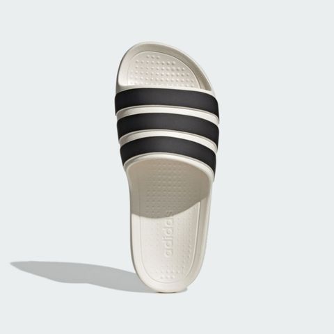 adidas 愛迪達 Adilette Flow IG6858 男女 涼拖鞋 運動 休閒 套穿式 穩定 防滑 米白 黑