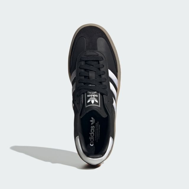 adidas Originals Adidas Sambae W ID0436 女 休閒鞋 運動 經典 德訓鞋 膠底 皮革 麂皮 流行 穿搭 黑白