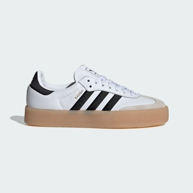 adidas Originals Adidas Sambae W IG5744 女 休閒鞋 運動 經典 德訓鞋 膠底 皮革 麂皮 流行 穿搭 白黑