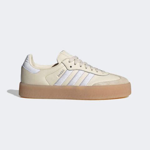 adidas Originals Adidas Sambae W ID0434 女 休閒鞋 運動 經典 復古 厚底 膠底 三葉草 杏仁奶白