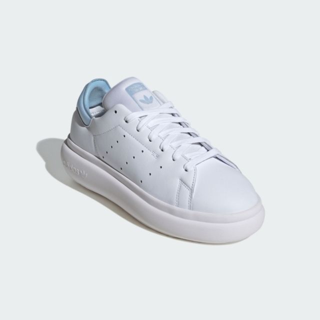 adidas Originals Adidas Stan Smith PF W [IF7011] 女 休閒鞋 運動 經典 復古 厚底 三葉草 白 淺藍