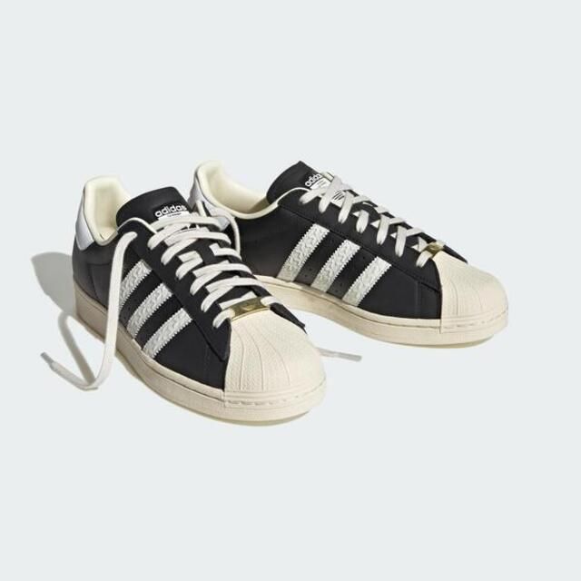 adidas Originals Adidas Superstar [ID4676] 男 休閒鞋 運動 經典 貝殼頭 三葉草 壓紋 皮革 百搭 黑 米白