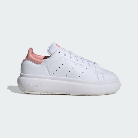 adidas Originals Adidas Stan Smith PF W [IF7013] 女 休閒鞋 運動 經典 復古 厚底 三葉草 白 珊瑚粉