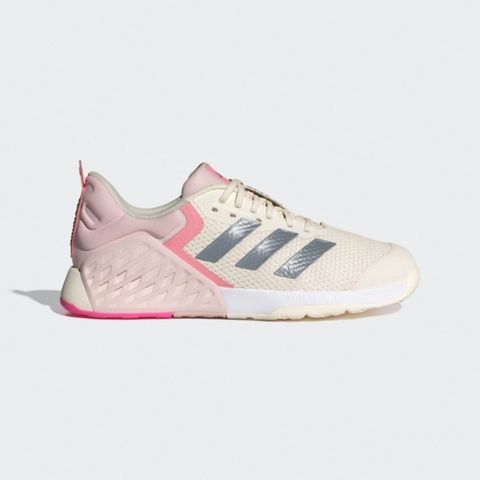 ADIDAS 愛迪達 Dropset 3 Trainer W [ID8635] 女 訓練鞋 運動 健身 重訓 穩定 耐磨 米 粉