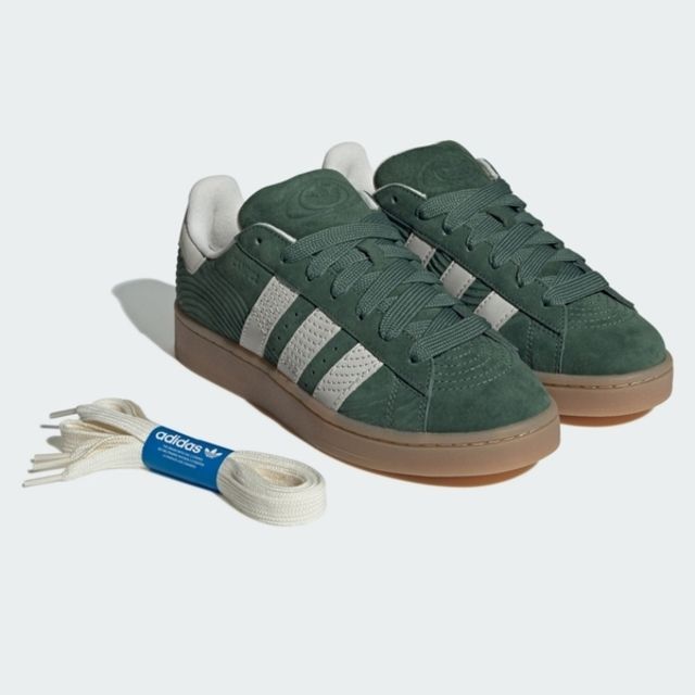 adidas Originals Adidas Campus 00s [IF4337] 男 休閒鞋 運動 復古 Y2K 麂皮 滑板風 流行 穿搭 氧化綠