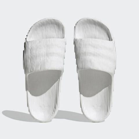 adidas Originals Adidas Adilette 22 HQ4672 男女 涼拖鞋 運動 經典 休閒 波浪紋 舒適 穿搭 愛迪達 白