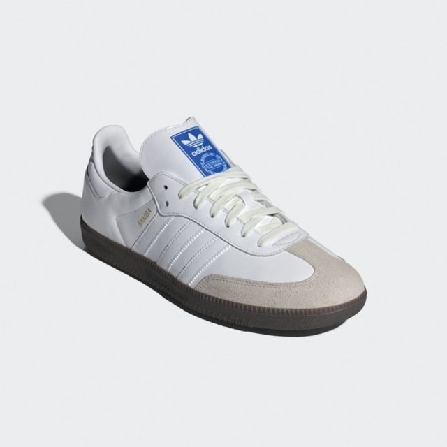 adidas Originals Adidas Samba OG [IE3439] 男女 休閒鞋 復古 德訓鞋 皮革 麂皮 情侶 穿搭 流行 膠底 白