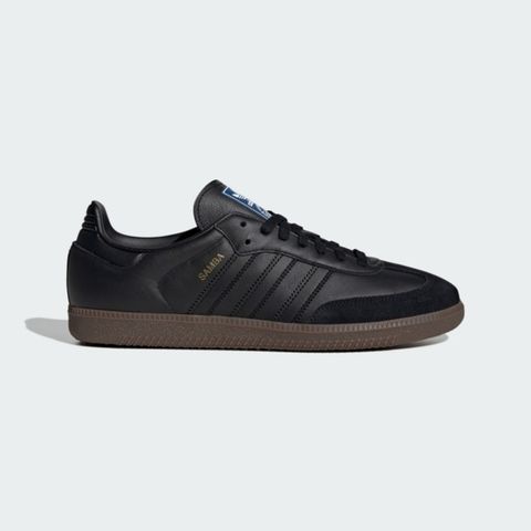 adidas Originals Adidas Samba OG [IE3438] 男女 休閒鞋 復古 德訓鞋 皮革 麂皮 情侶 穿搭 流行 膠底 黑