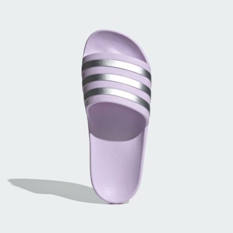 ADIDAS 愛迪達 Adilette Aqua [IE8920] 女 涼拖鞋 運動 經典 快乾 舒適  紫 銀