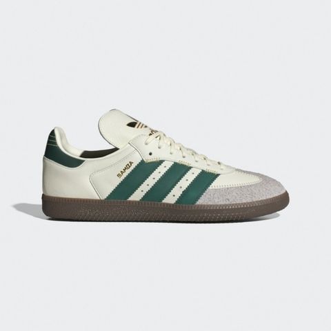 adidas Originals Adidas Samba OG IF1811 男女 休閒鞋 復古 德訓鞋 皮革 麂皮 穿搭 流行 膠底 象牙白 綠