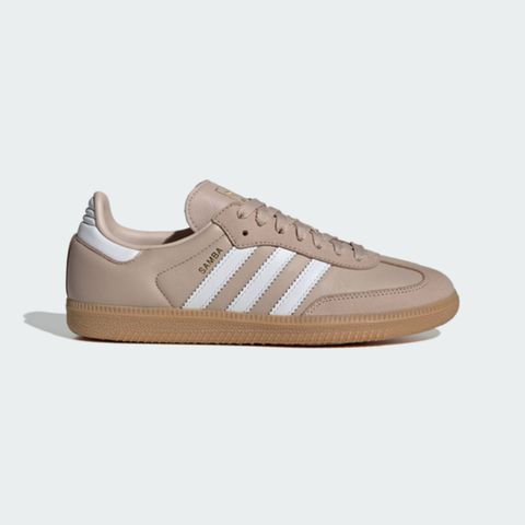 adidas Originals Adidas Samba OG W [IE6523] 女 休閒鞋 經典 三葉草 復古 德訓鞋 膠底 奶茶