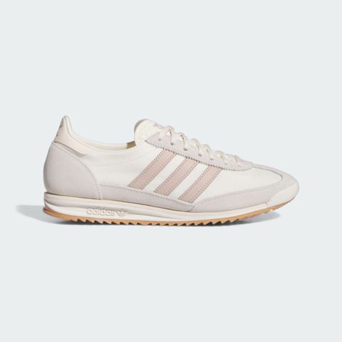 adidas Originals Adidas SL 72 OG W [JH7394] 女 休閒鞋 運動 復古 三葉草 麂皮 尼龍 拼接 米白 淡粉