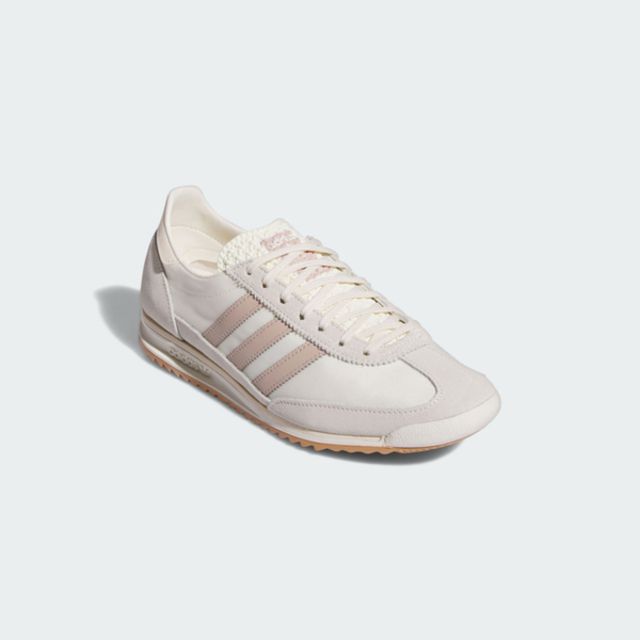 adidas Originals Adidas SL 72 OG W [JH7394] 女 休閒鞋 運動 復古 三葉草 麂皮 尼龍 拼接 米白 淡粉